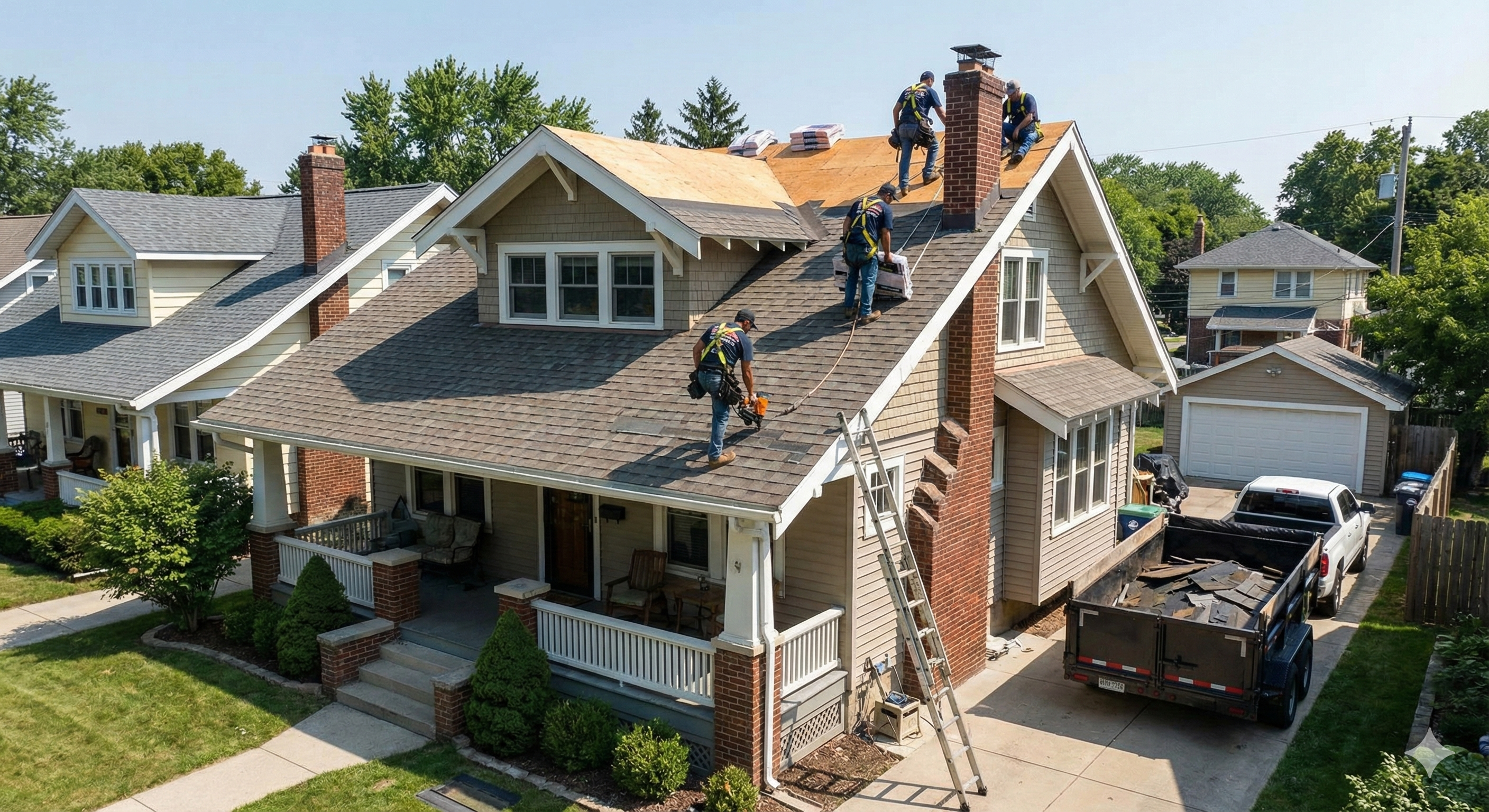 Professional residential roof installation by Selenium Roofing